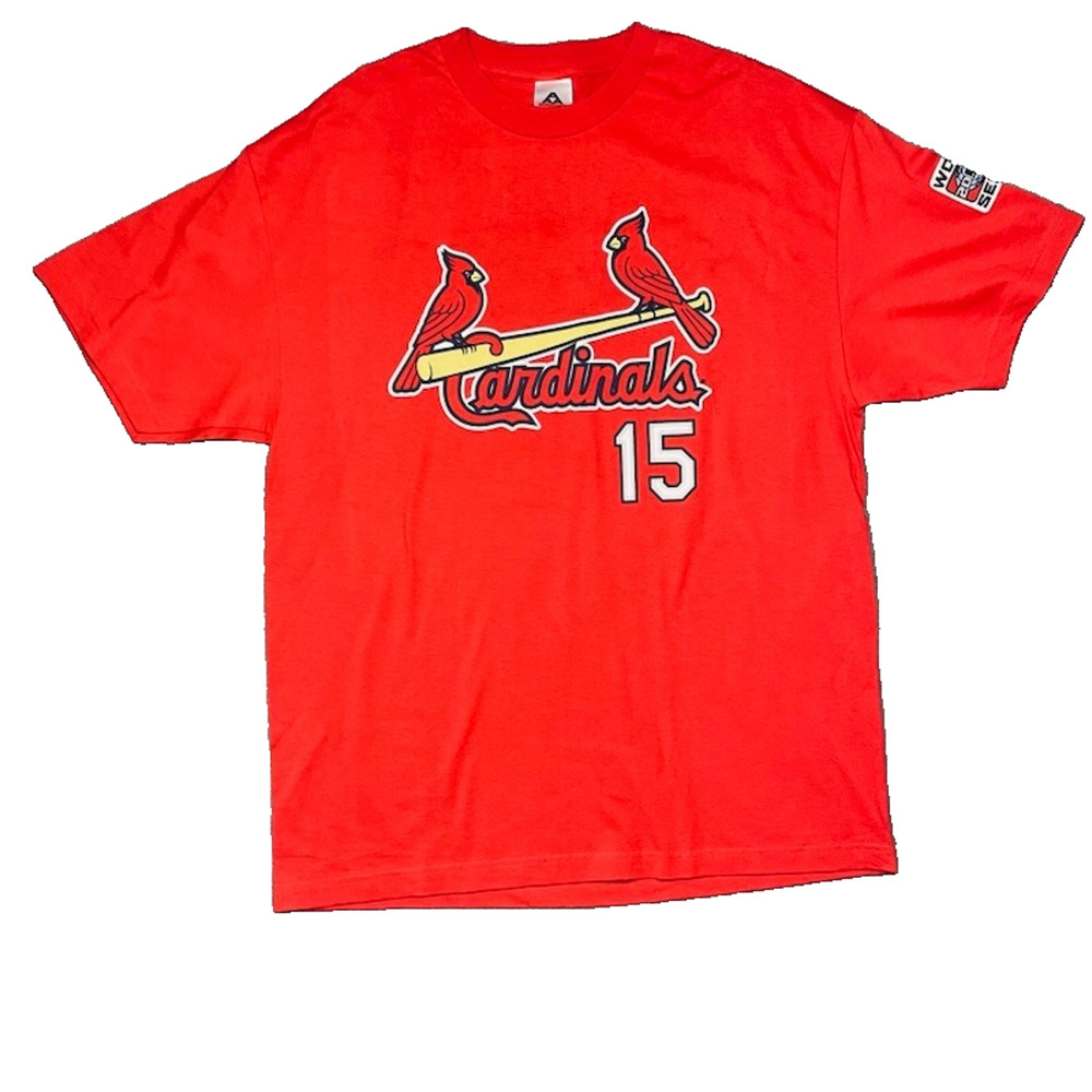 Vintage St Louis Cardinals Jim Edmonds 15 Shirt XL Mint Alstyle AAA World Series
